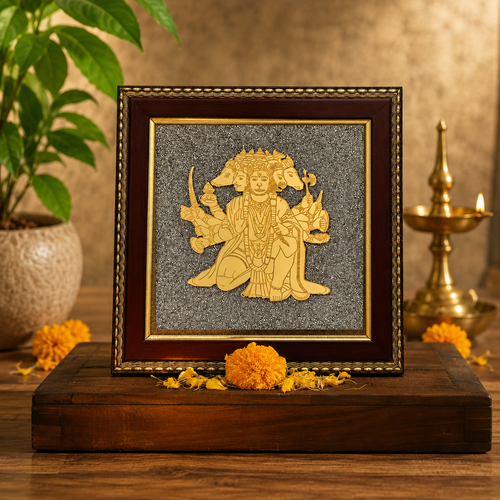 Bhagavathy Panchamukhi Hanuman Frame for Protection & Strength